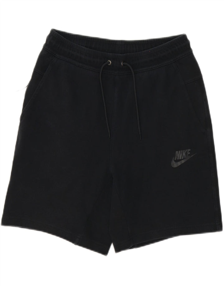 NIKE Mens Sport Shorts Small  Black Cotton