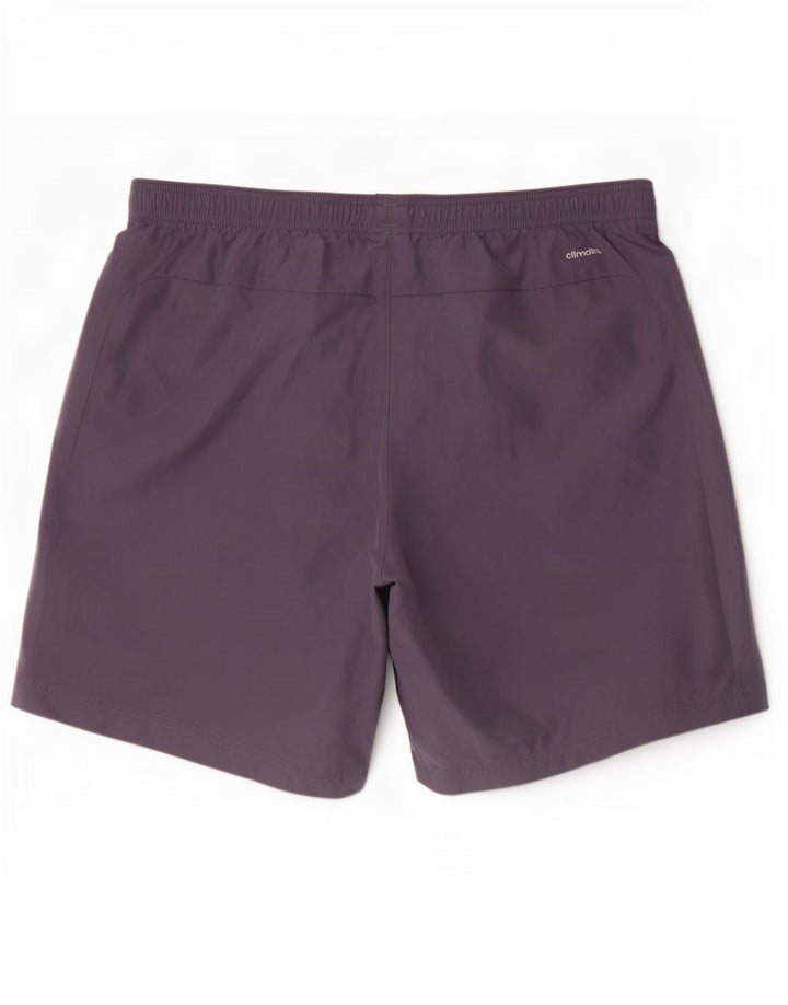 Pantaloncini sportivi Adidas Climalite da uomo di grandi dimensioni in poliestere grigio