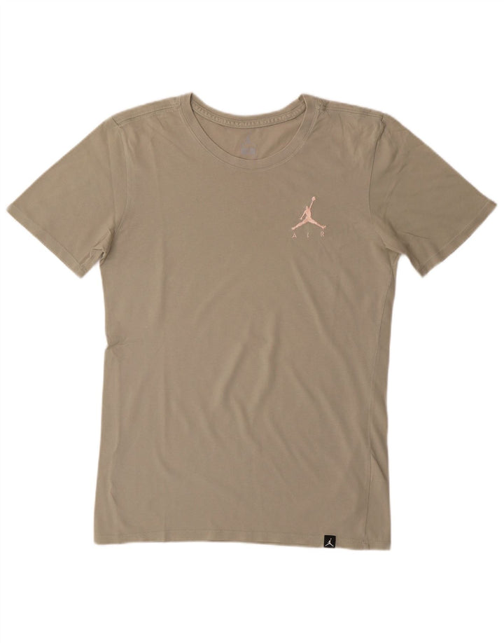 Tricou pentru bărbați Jordan Top mic din bumbac kaki