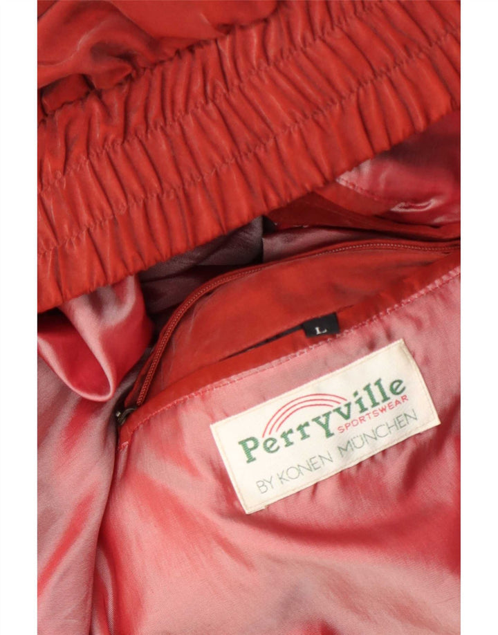Konen Munchen Mens Perryville Bomber Jacket UK 40 Large Red