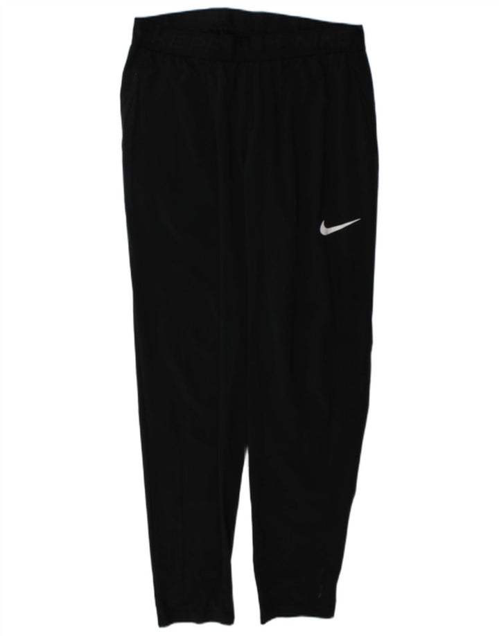 Nike Mens Dri Fit Graphic Tracksuit Trousers Joggers Medium Grey Polyester