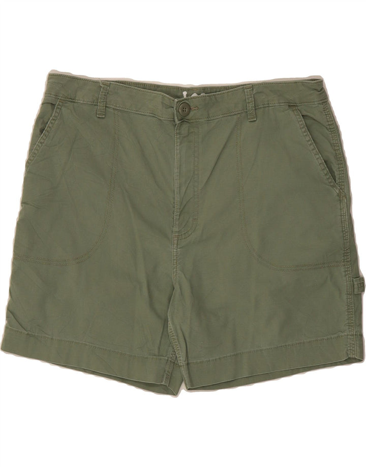 LEE Womens Chino Shorts US 16 2XL W38 Green Cotton Vintage Lee and Second-Hand Lee from Messina Hembry 