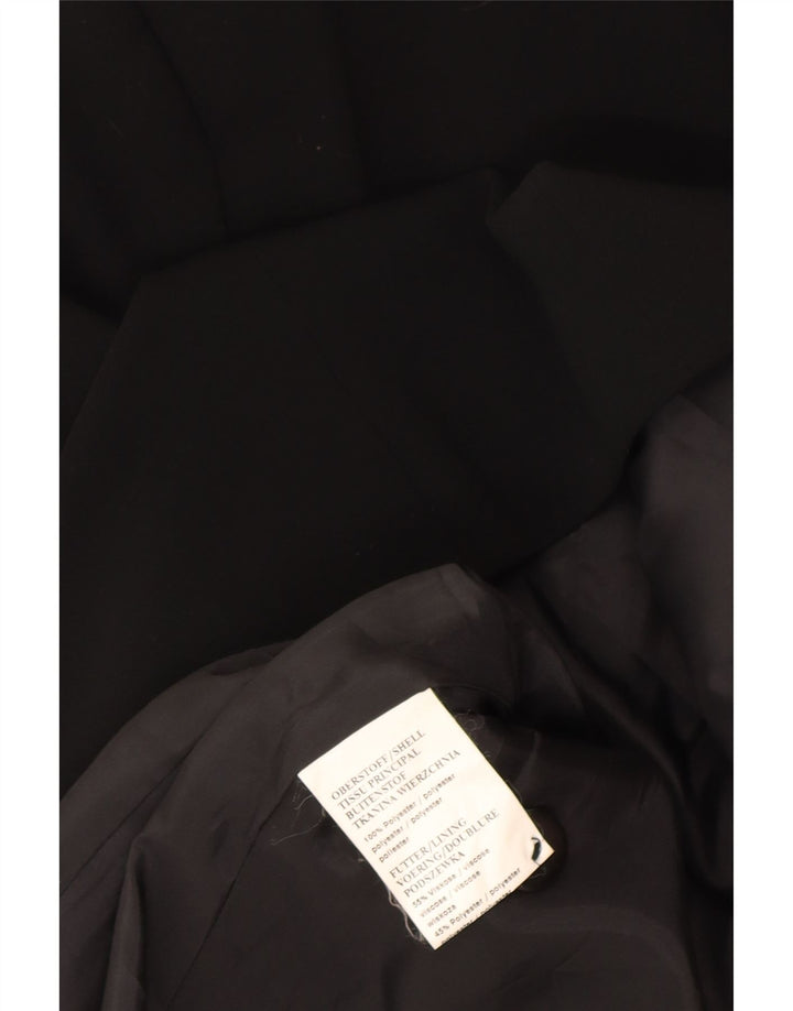 Marcona Damen-Blazerjacke mit 3 Knöpfen, UK 16, Größe L, Schwarz, Polyester