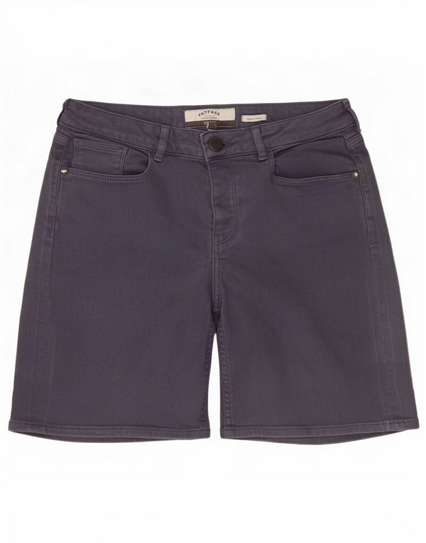 Fat Face Womens Casual Shorts US 8 Small W30 Navy Blue Cotton
