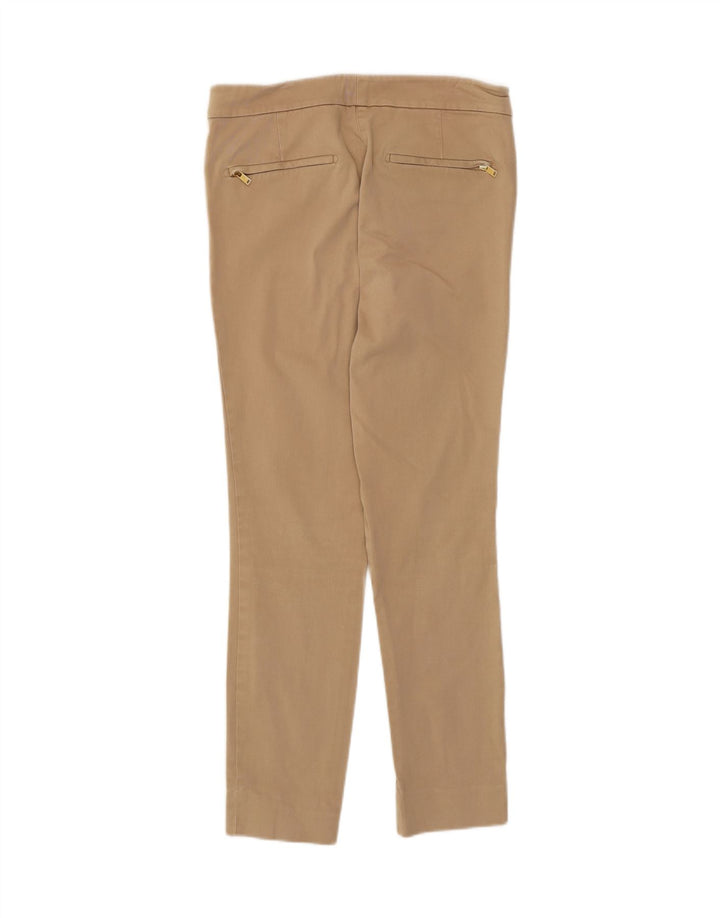 MASSIMO DUTTI Womens Slim Cropped Trousers EU 38 Small W28 L25 Beige Vintage Massimo Dutti and Second-Hand Massimo Dutti from Messina Hembry 