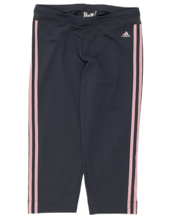 Adidas Womens Clima 365 Capri Tracksuit Trousers UK 16 Large Grey