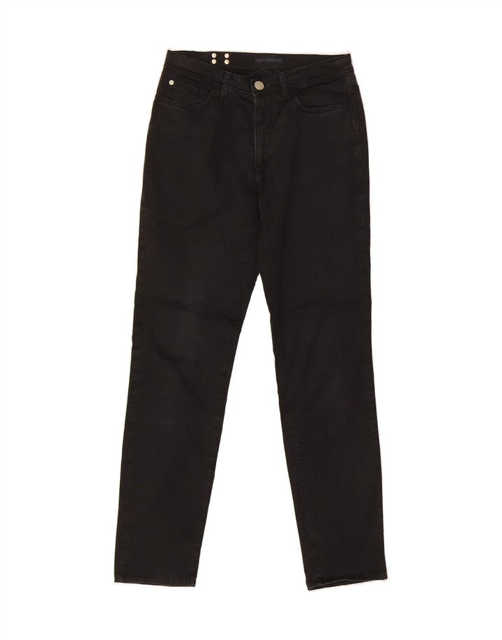 TRUSSARDI Womens Slim Jeans W29 L30 Black Cotton Vintage Trussardi and Second-Hand Trussardi from Messina Hembry 