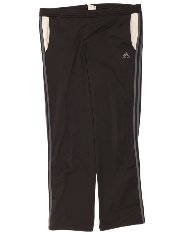 Adidas Mens Tracksuit Trousers UK 38/40 Medium Black Polyester