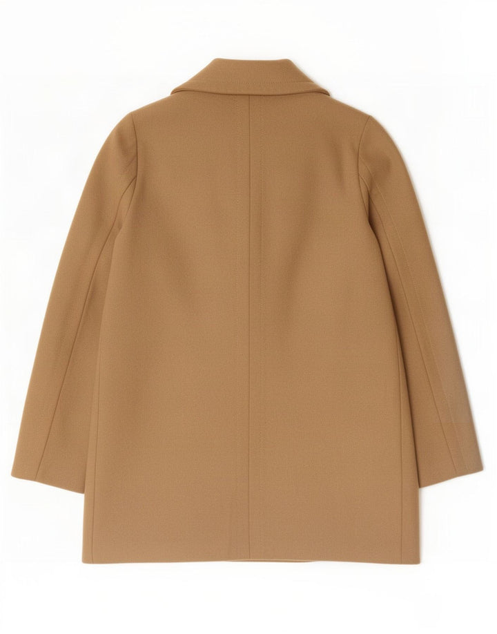 Topshop Abrigo extragrande con doble botonadura para mujer UK 8 Small Lana beige