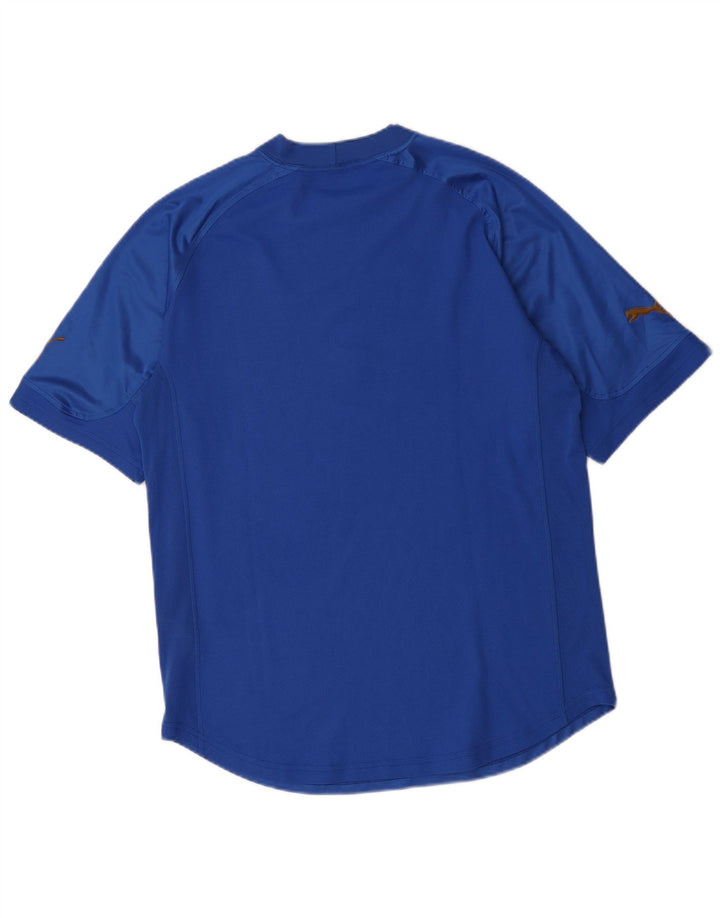 T-shirt da uomo Puma Top blu medio in poliestere