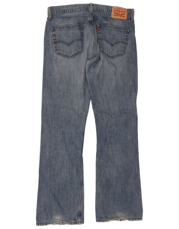Levi's Uomo 527 Jeans Bootcut W34 L32 Cotone Blu