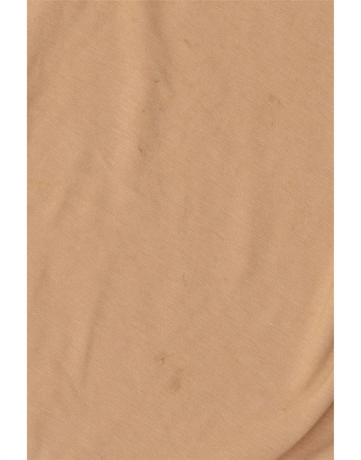Nike Mens Graphic T-Shirt Top Small Beige Cotton