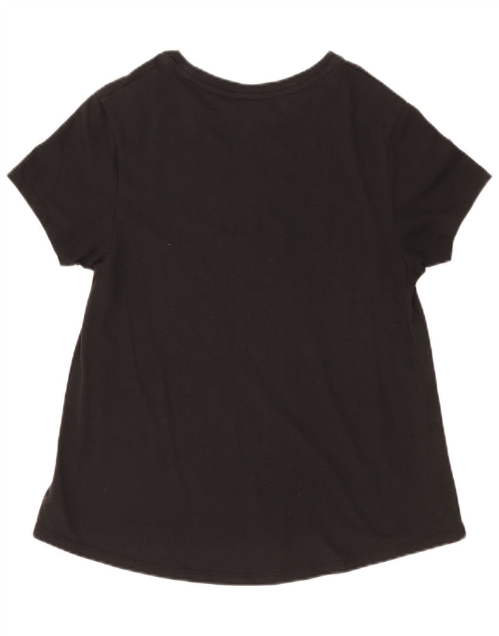 Tommy Hilfiger T-shirt graphique pour femme UK 12 Gris moyen