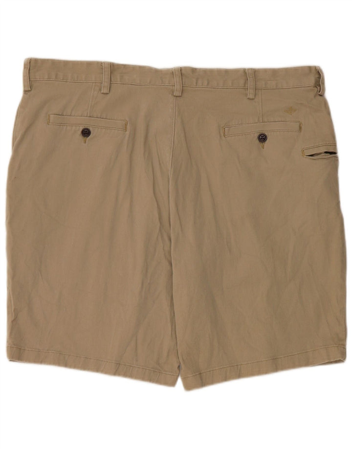 DOCKERS Mens Cargo Shorts W40 XL  Beige Cotton