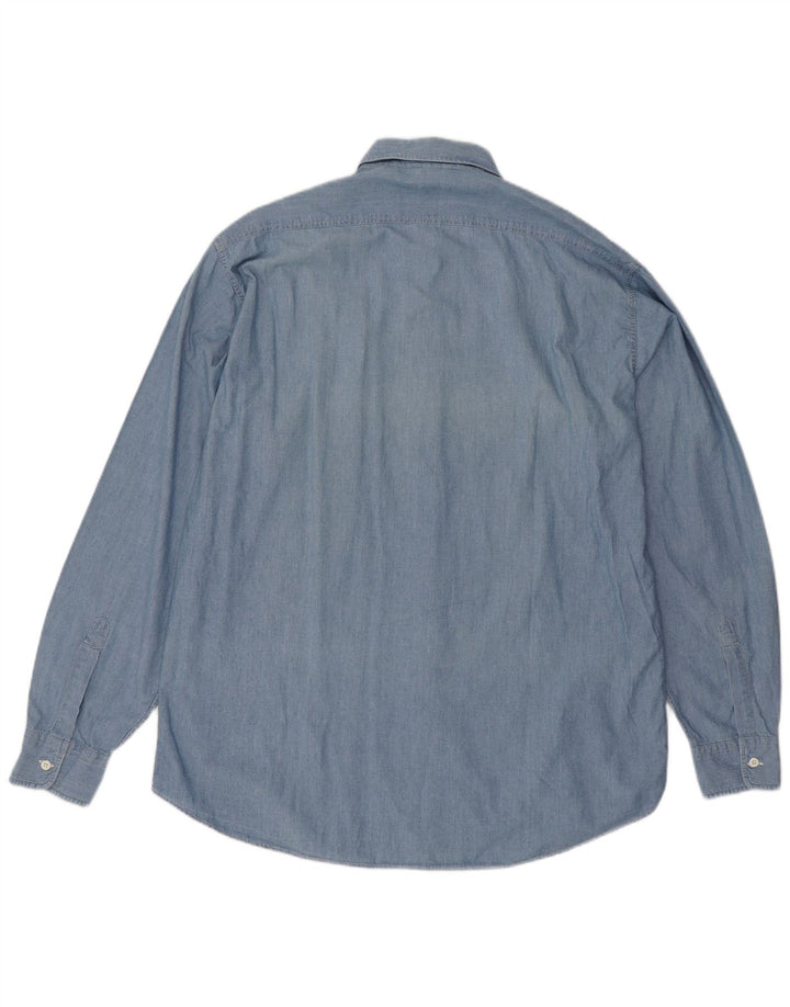 Aspesi Mens Shirt 2XL Blue Cotton