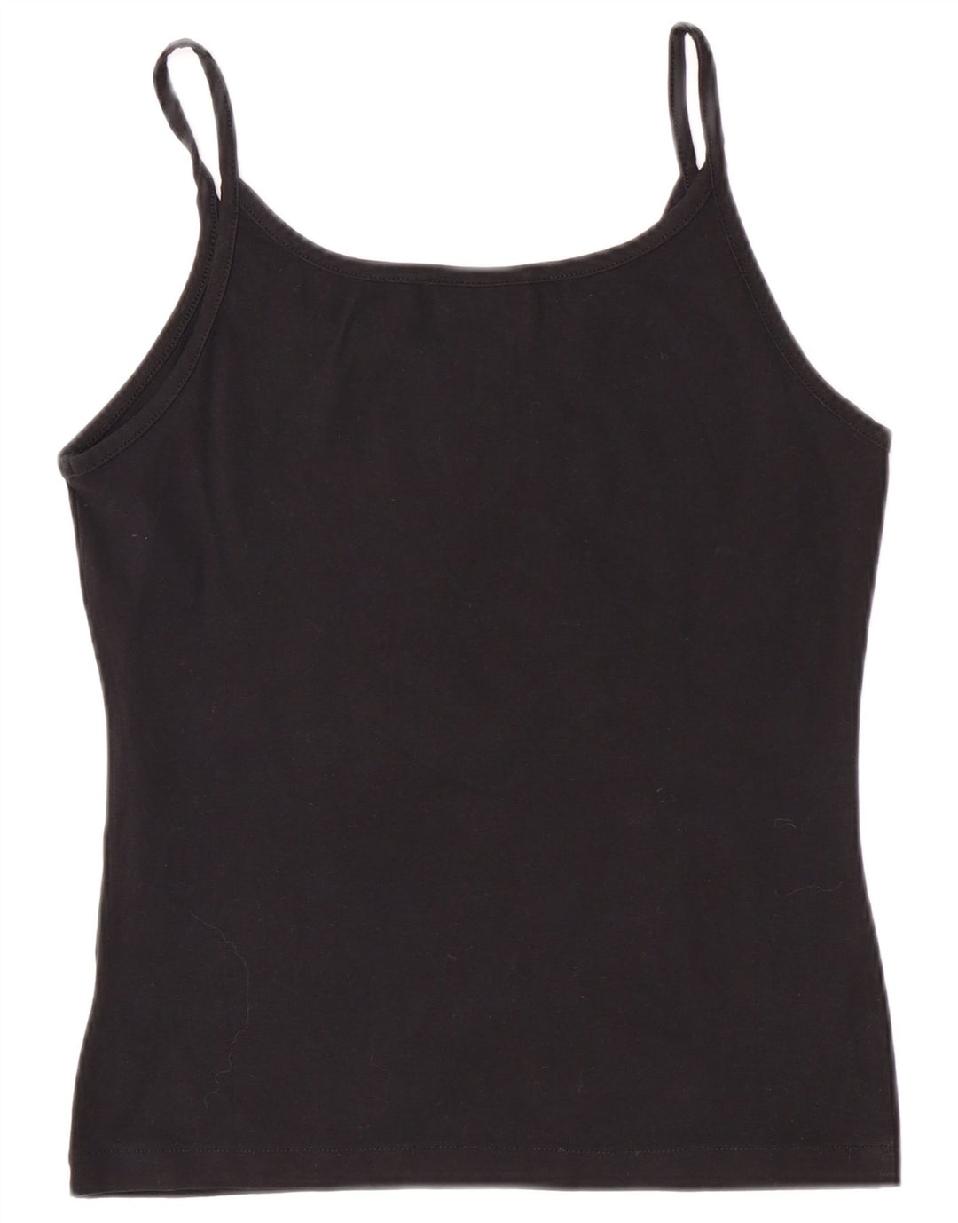 Asics Girls Regular Cami Top 13-14 Years Large Black Cotton