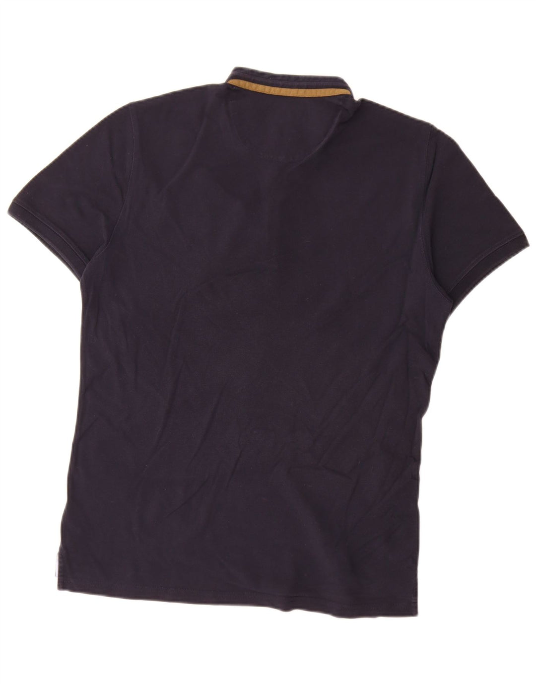 Massimo Dutti Polo Homme Grand Bleu Marine Coton