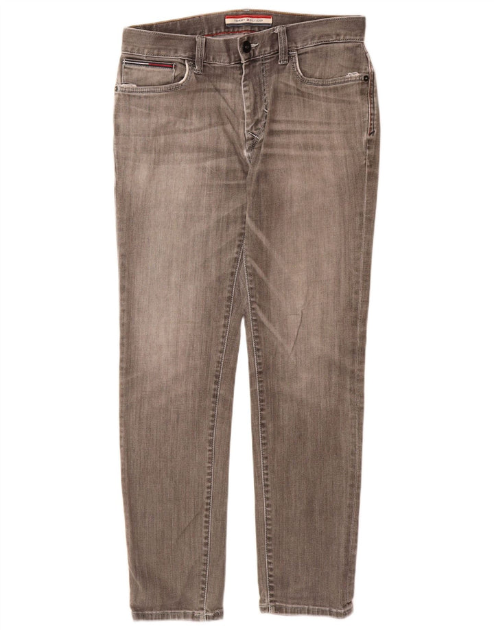 Tommy Hilfiger Mens Slim Jeans W30 L30 Grey Cotton