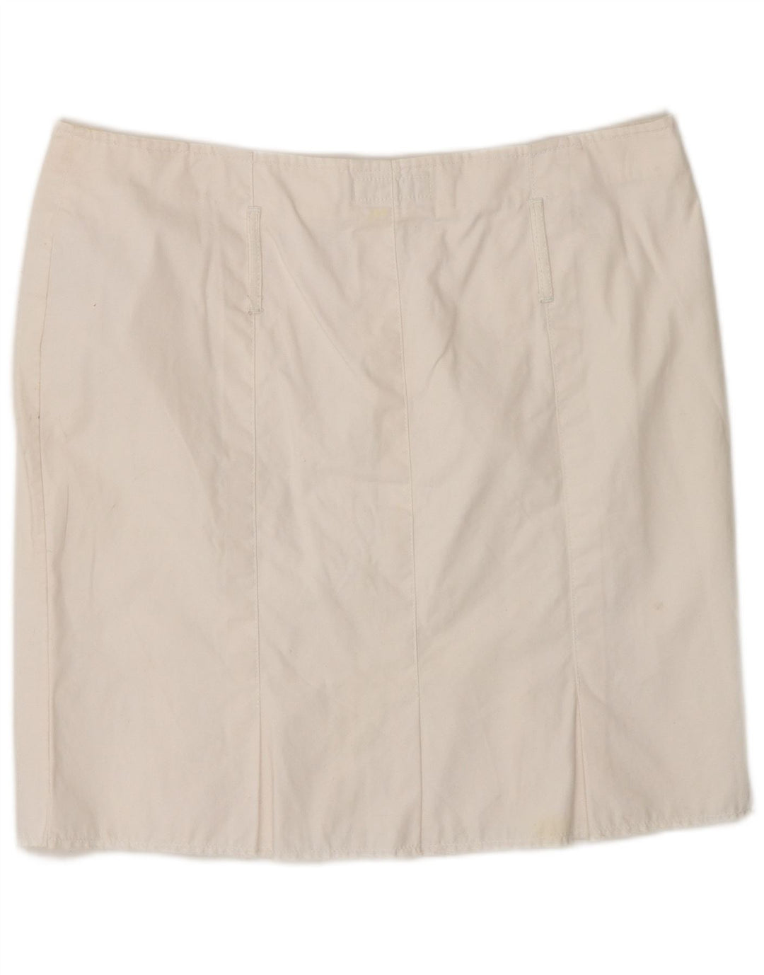 Tommy Hilfiger Womens Mini Skirt Large W32 White Cotton