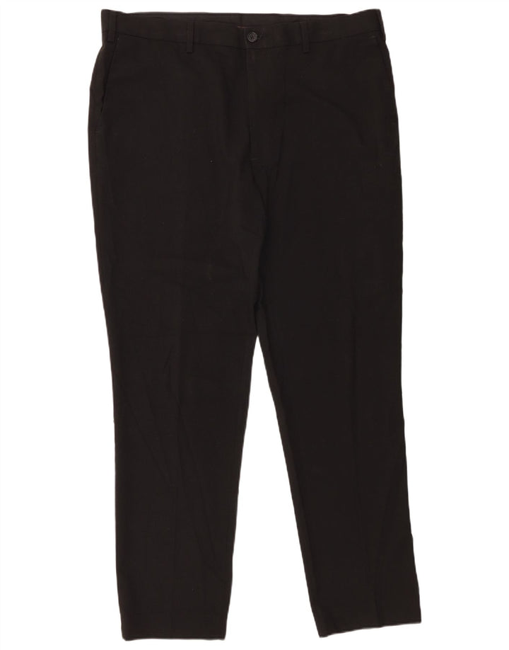 Marks & Spencer Herre Slim Chino Bukser W38 L31 Sort Polyester