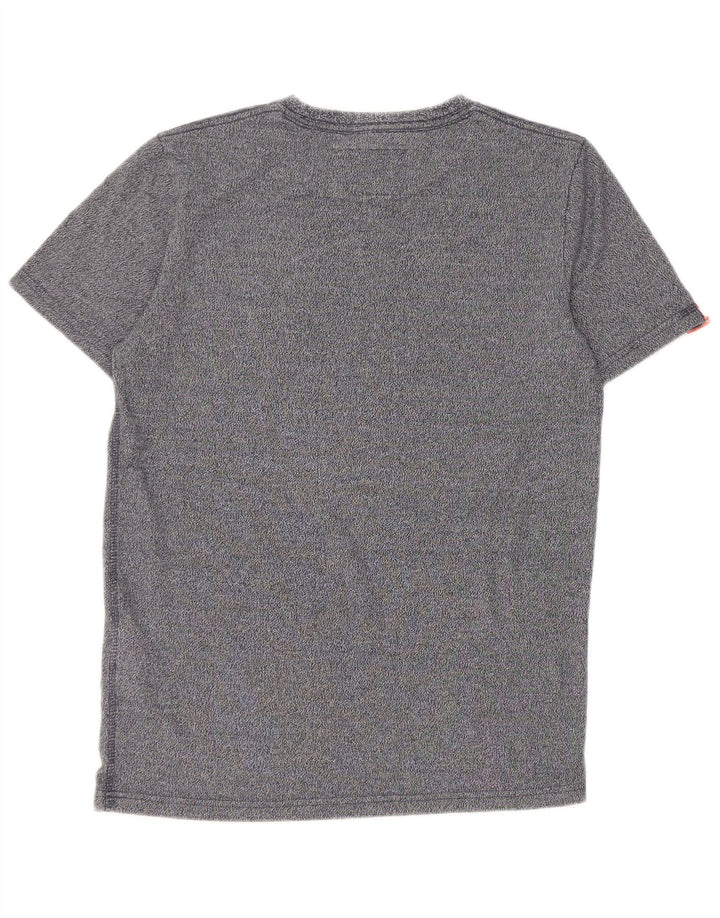 T-shirt da uomo Superdry Top Small in cotone tie-dye grigio