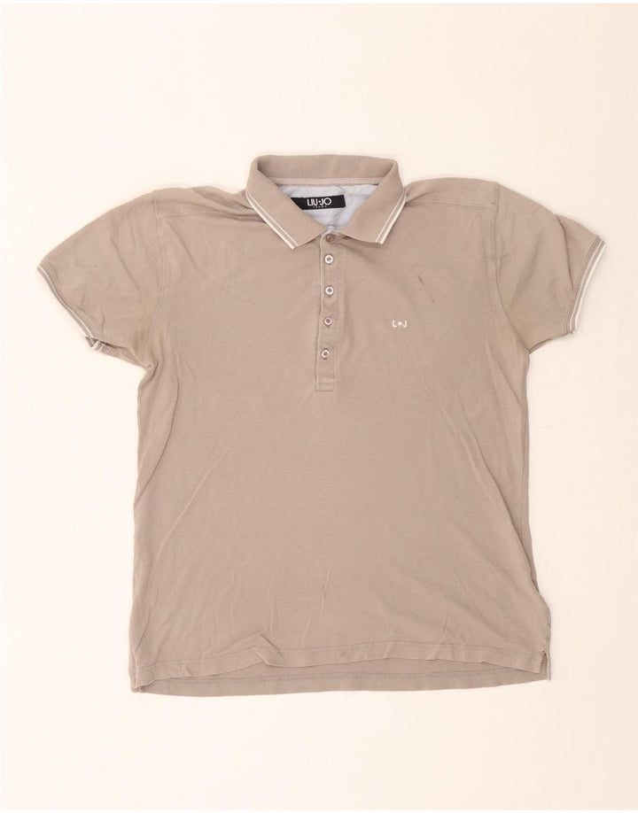 Liu Jo herre poloshirt mellemgrå bomuld