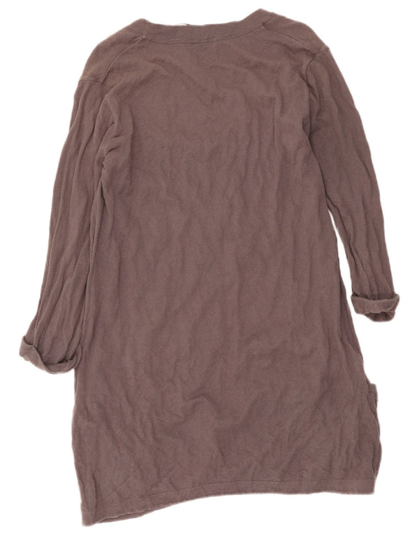 Cos Rochie Jumper supradimensionată pentru femei cu mâneci 3/4 UK 10 Bumbac gri mic