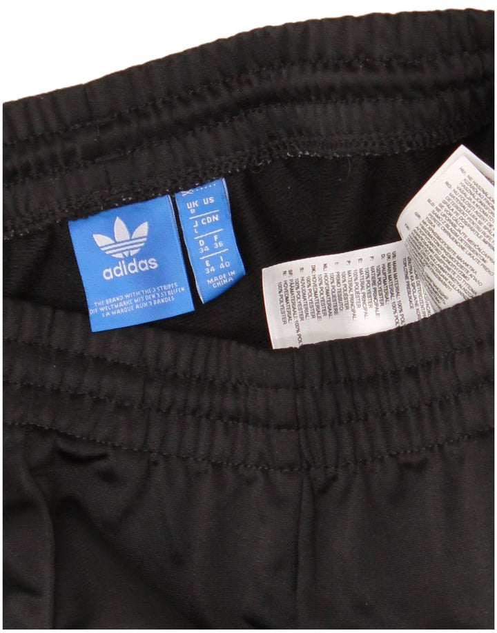 ADIDAS Womens Tracksuit Trousers UK 8 Small Black Polyester