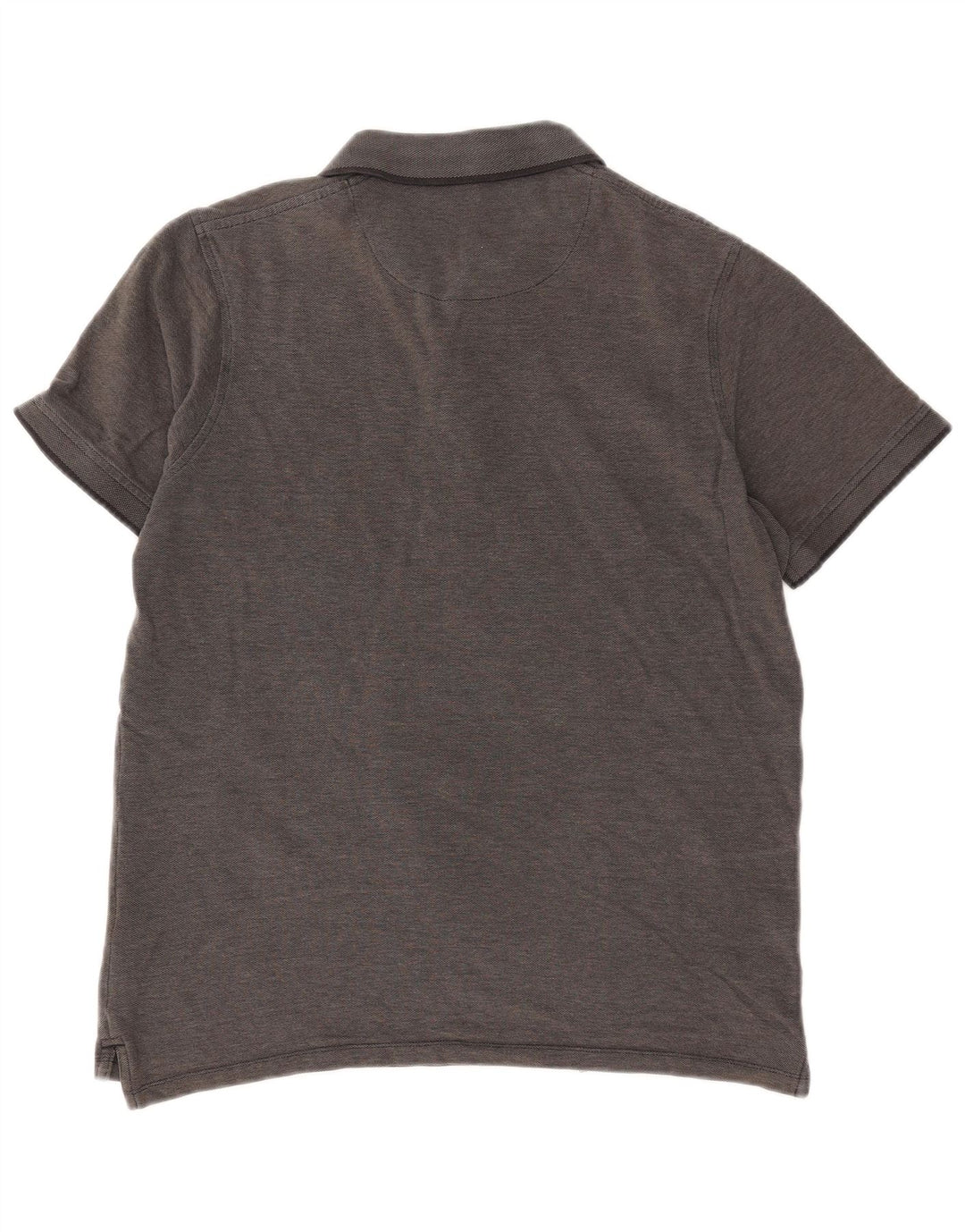 Jack & Jones Mens Polo Shirt Large Grey Cotton