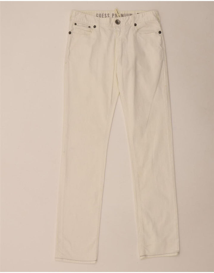 Guess Slim Jeans til kvinder W30 L34 Hvid