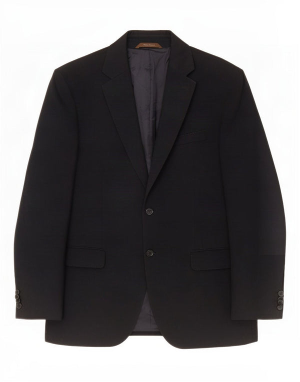 Giacca blazer da uomo a 2 bottoni Henry Cottons IT 54 2XL Cotone blu navy