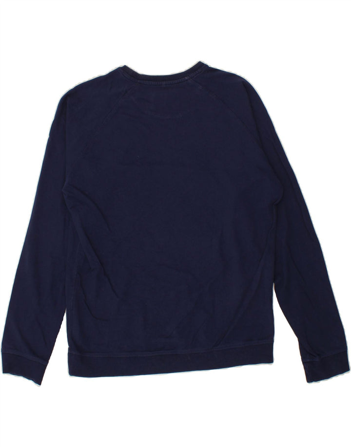 CARRERA Mens VERONA Regular Fit Graphic Sweatshirt Jumper Medium Navy Blue Vintage Carrera and Second-Hand Carrera from Messina Hembry 