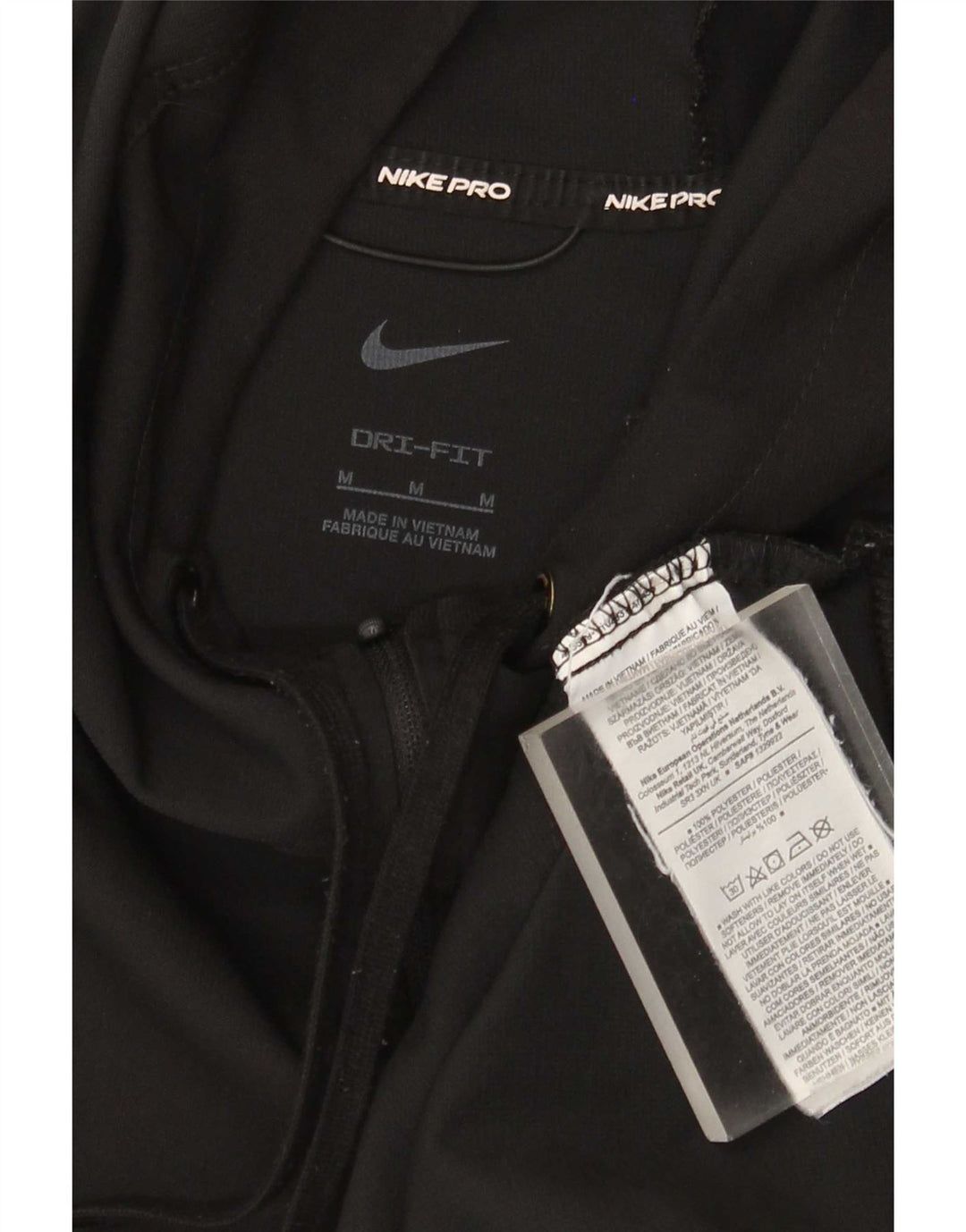 Nike Herre Dri Fit Grafisk Træningsdragt med hætte Topjakke Medium Sort