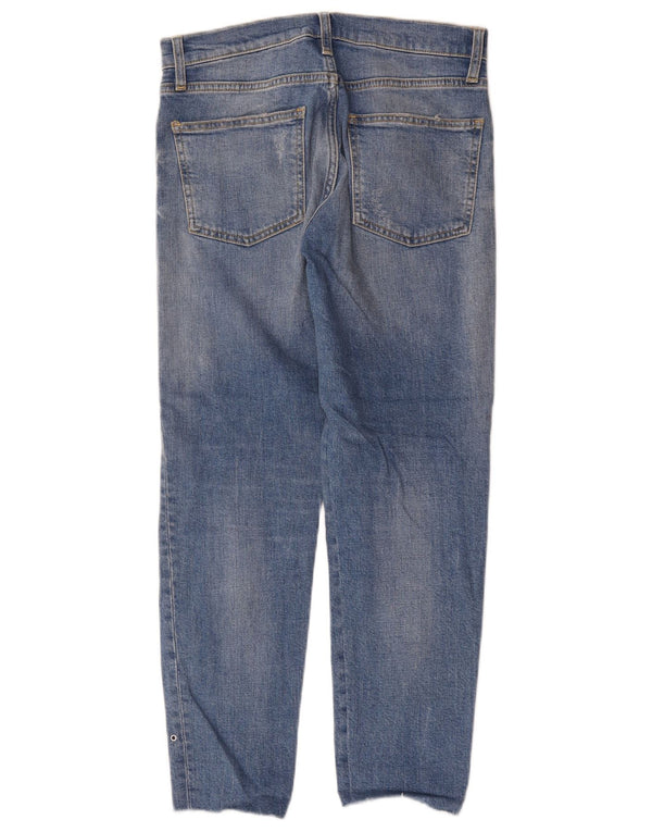 Zara Womens Slim Jeans EU 34 2XS W24 L26 Blue Spotted