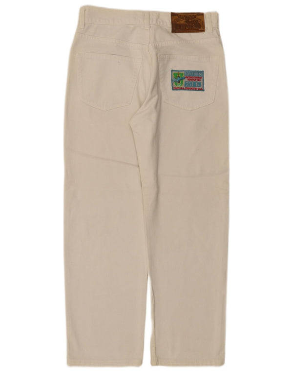 Uniform Womens Straight Jeans W28 L26 White