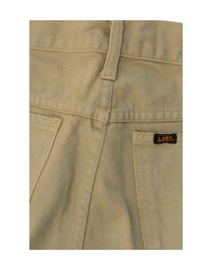 LEE Mens Straight Casual Trousers W32 L30 Khaki Vintage Lee and Second-Hand Lee from Messina Hembry 