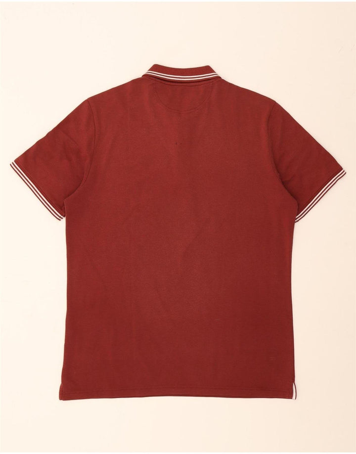 CHAMPION Mens Easy Fit Polo Shirt Large Maroon Cotton Vintage Champion and Second-Hand Champion from Messina Hembry 