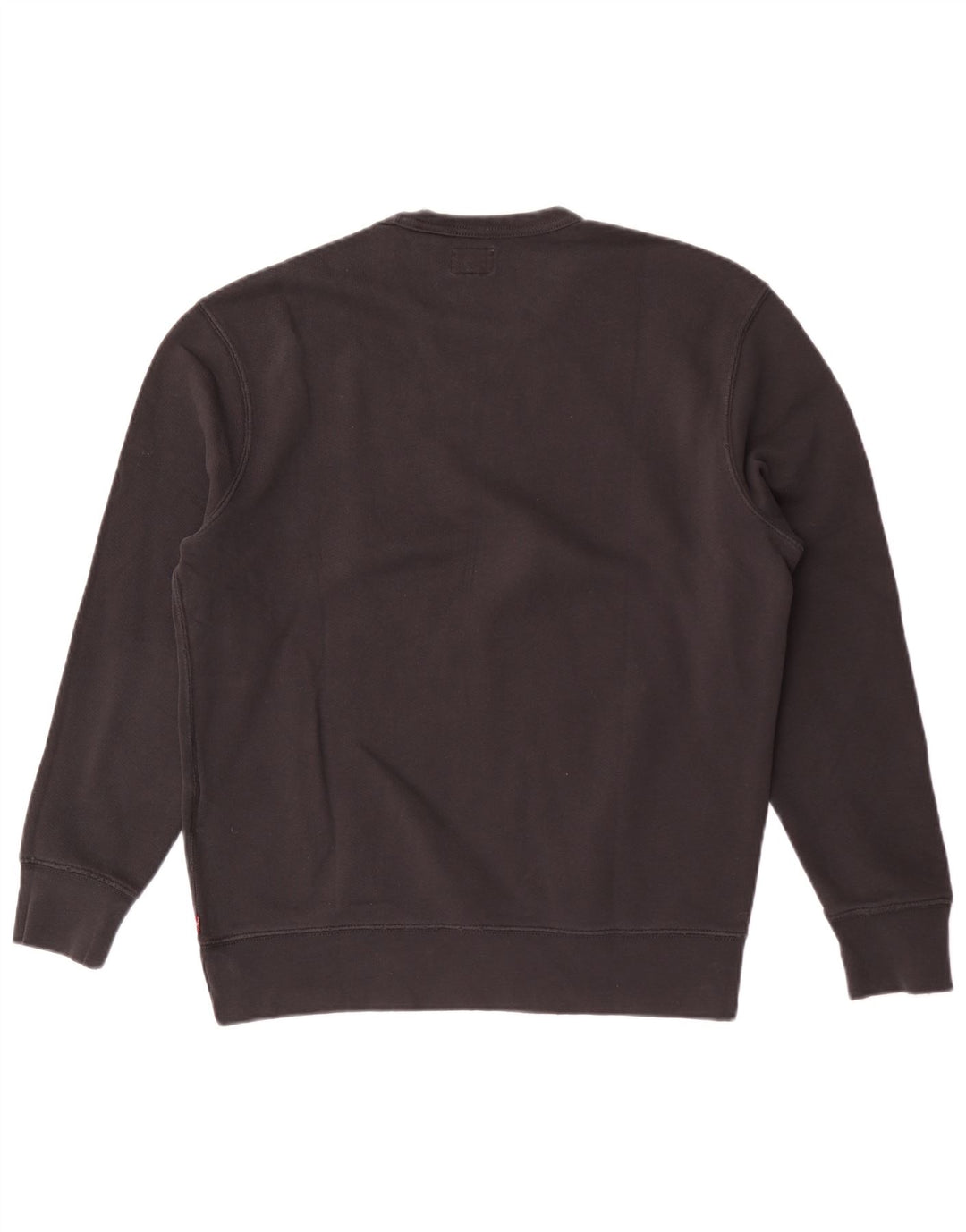 Levi's Felpa con grafica da donna Maglione UK 14 Cotone nero medio