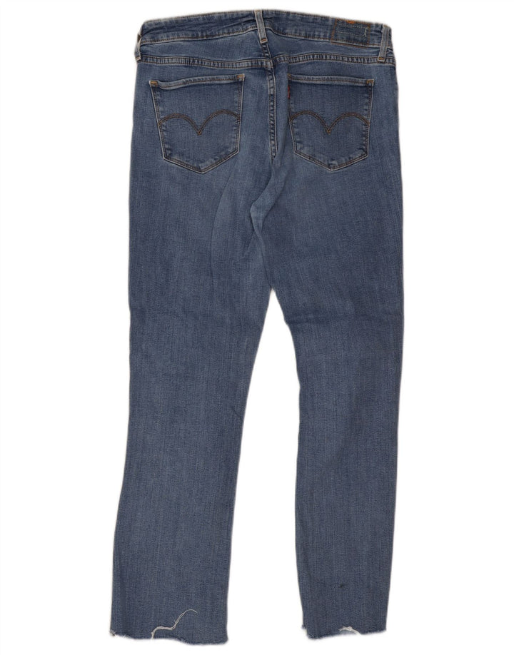 Levi's Womens 715 Bootcut Jeans W30 L27 Blue Cotton