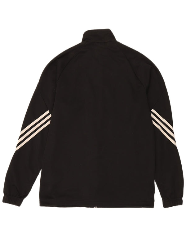 Adidas Mens Climalite Tracksuit Top Jacket Medium Black Polyester