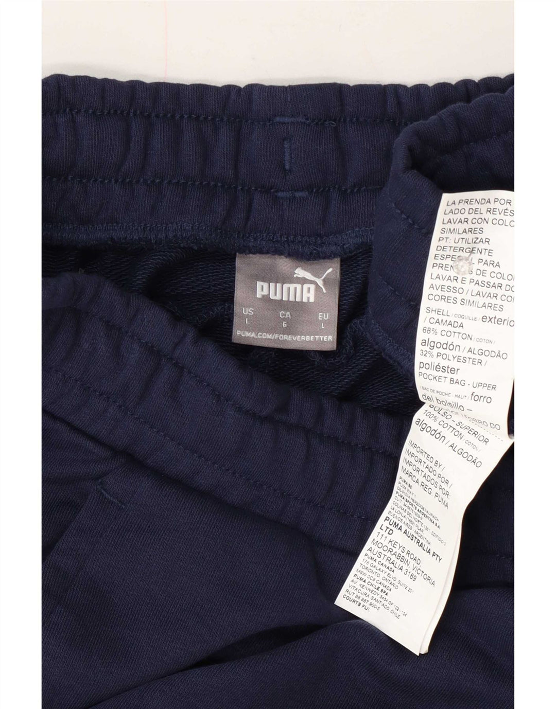Puma Sportshorts til mænd store marineblå bomuld