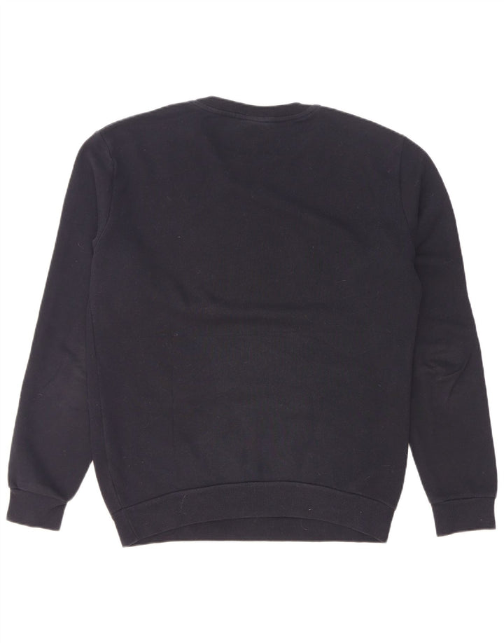 Zara Herren-Sweatshirt mit Grafik, Größe S, marineblau, Baumwolle