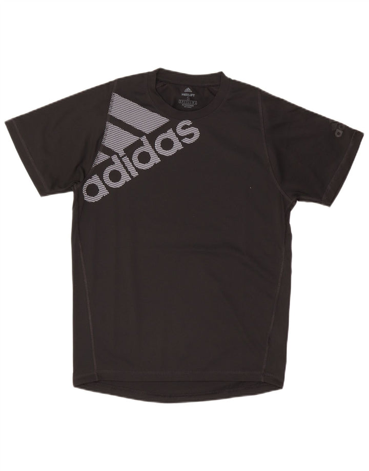Adidas Mens Aeroready Graphic T-Shirt Top Small Black Polyester