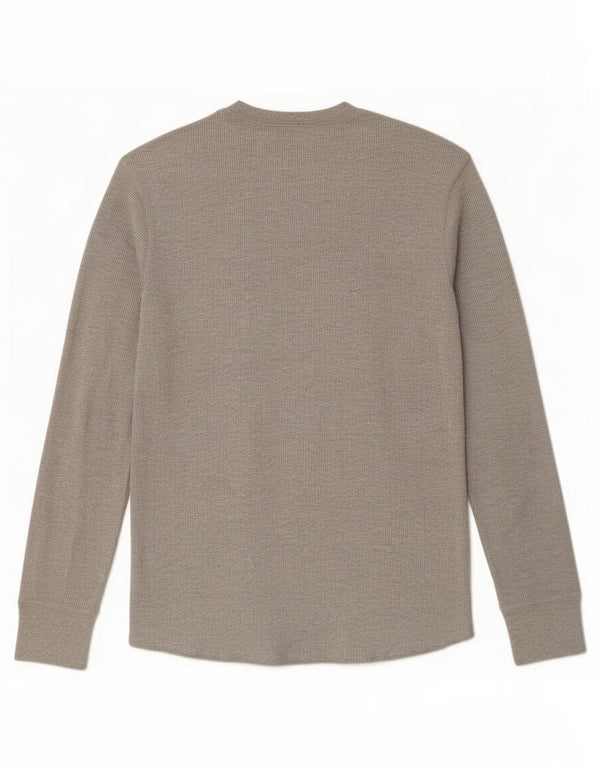 Gap Haut Graphique Manches Longues Homme Gris Moyen Coton