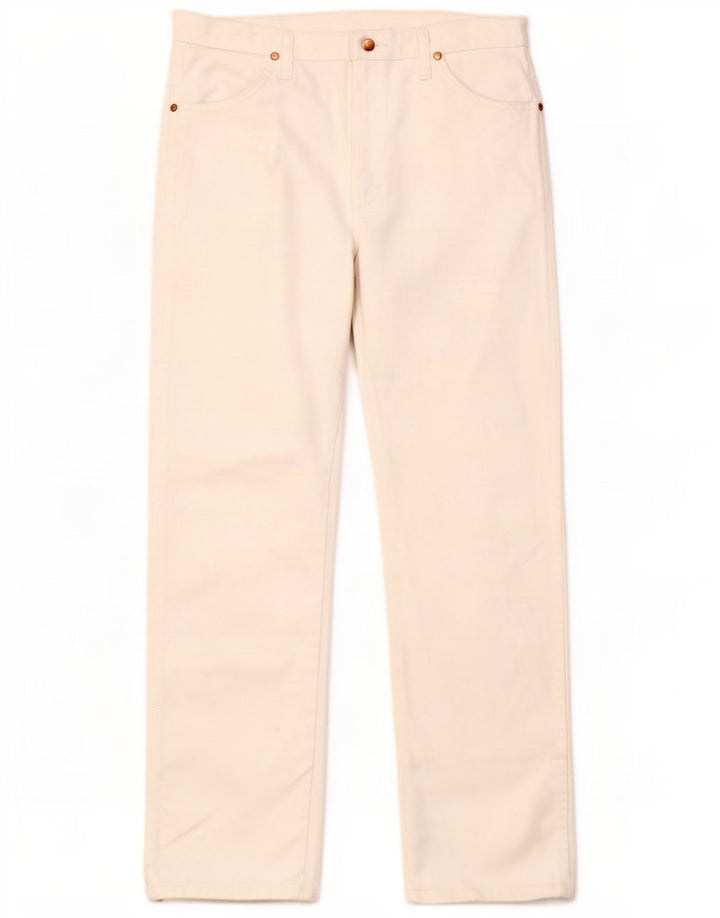 Женские прямые джинсы Wrangler W35 L30, белый хлопок
