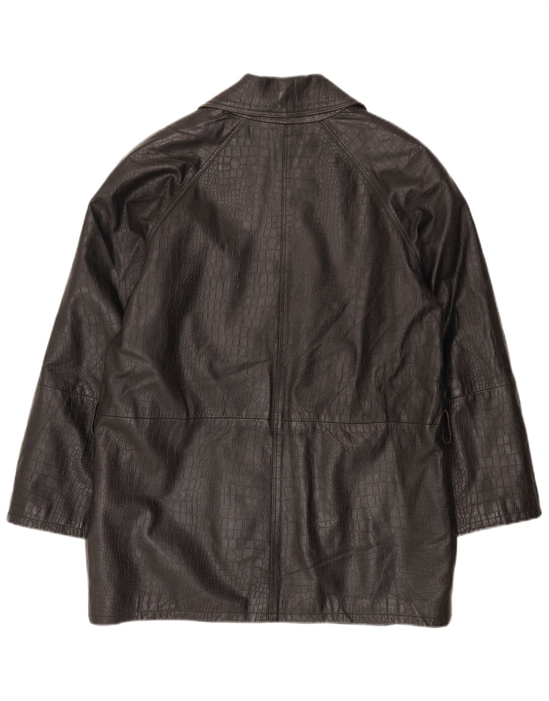 Abrigo De Mujer Conbipel De Doble Botonadura IT 40 Small Negro Estampado Animal
