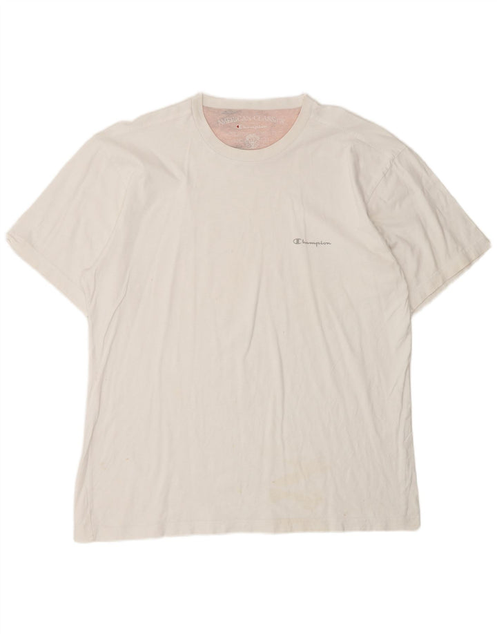 Champion Herre T-Shirt Top 2XL Hvid