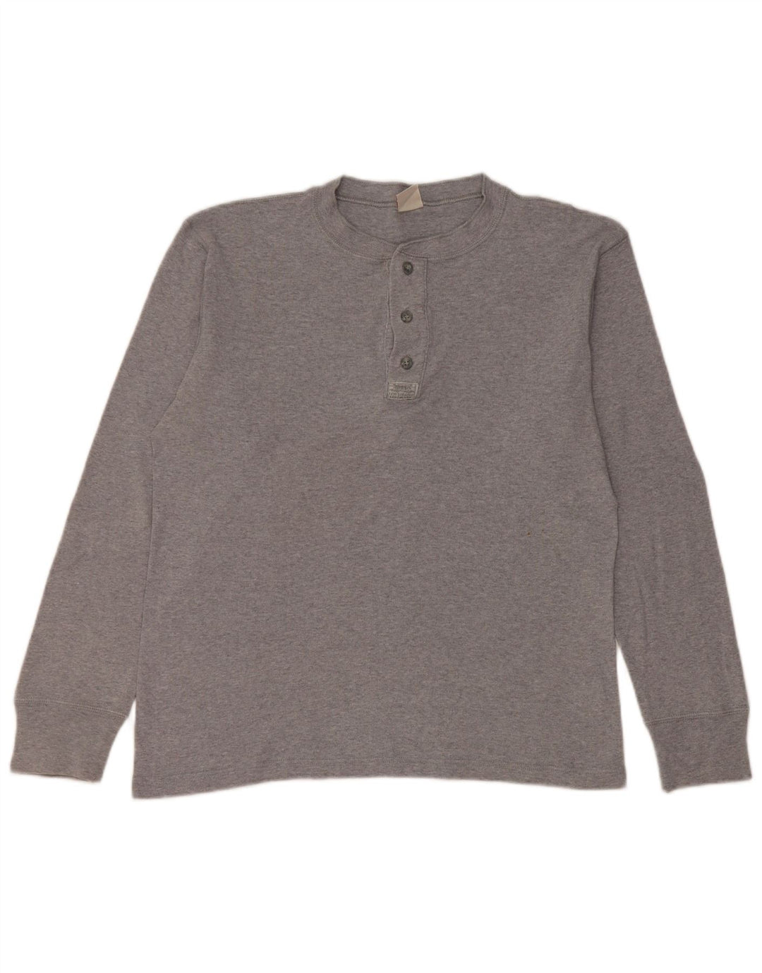 Levi's Mens Top Long Sleeve Large Grey Cotton