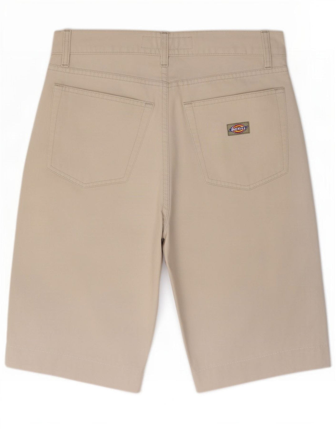 Dickies Damen Jeansshorts Medium W30 Weiße Baumwolle
