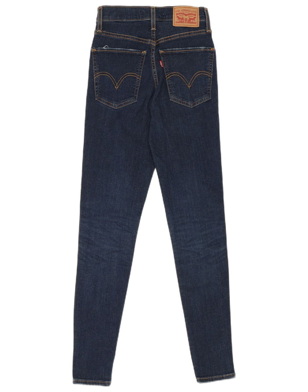 Женские джинсы суперскинни Levi's Mile High W25 L28, темно-синий, хлопок
